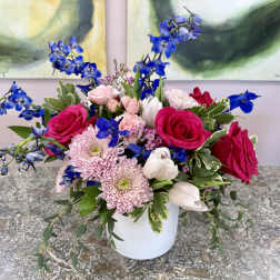 Blush and Blue