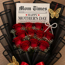 Mom Times Red