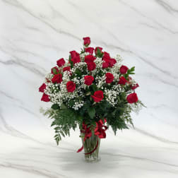 50 Rose Vase Arrangement