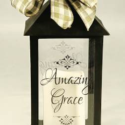 Amazing Grace Lighted Lantern