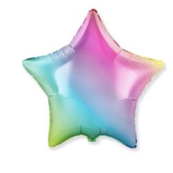 Gradient Pastel Star Balloon