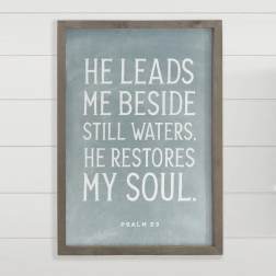 Psalm 23 Scripture Word Art