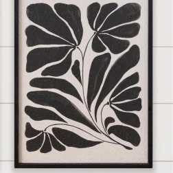 Black and White Botanical Wall Art
