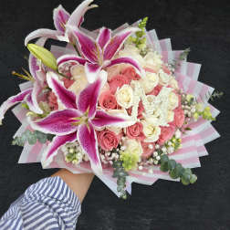 Love You Lots Bouquet- 50 Roses