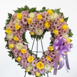 Grateful Heart Sympathy Standing Arrangement