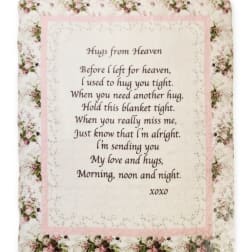 Hugs from Heaven Quilted Throw