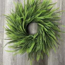 Premium Beaded Grass Wreath