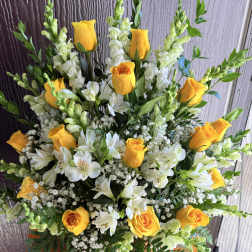 "I am with you " Sympathy Arrangement