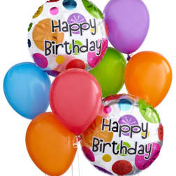 BIRTHDAY BUNDLE MYLAR AND LATEX BALLOONS