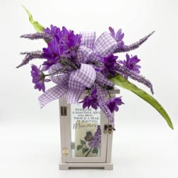 Trail of Beautiful Memories Lighted Lantern