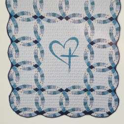Faith Rings Quilted Throw