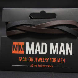 Men's Mad Man Leather Bracelet - Phoenix