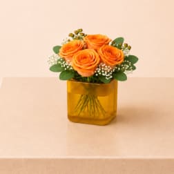 Designer’s Choice Square Rose Vase