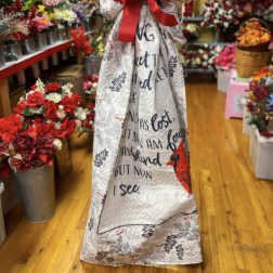 Amazing Grace Cardinal Quilted Throw