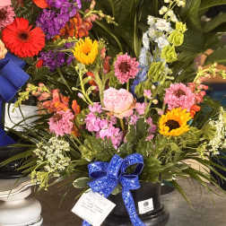 Bright sympathy basket without handle