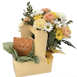Cup of Sunshine Floral & Tea Gift Caddy