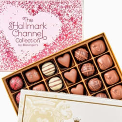 Boxed chocolates with Hallmark Channel branding
