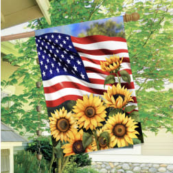 American Sunflowers House Flag