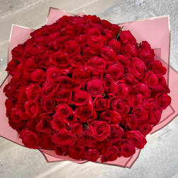 100 Long Stem Roses