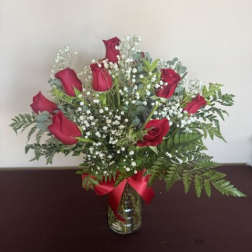 Classic Roses Vase – Red or Colored