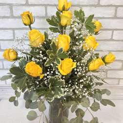 Dozen Yellow Roses