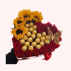 Delighted heart box