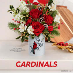 Cardinals Woodland Bouquet