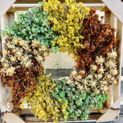 Autumn Dried Flower Wreath