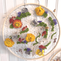 Wildflower Tapestry Hoop