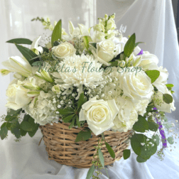Classic Basket of Blooms