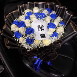 For him Blue Legacy- Custom Hat Bouquet