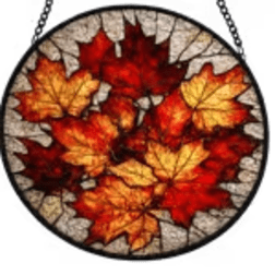 Maple Leaf Suncatcher
