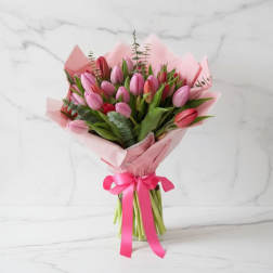 Happiness of Tulips