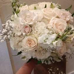 Claudia's bridal bouquet