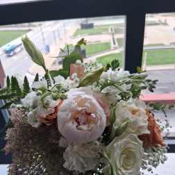 Maya's bridal bouquet