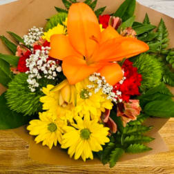 Visser's Beautiful Bold Handheld Bouquet