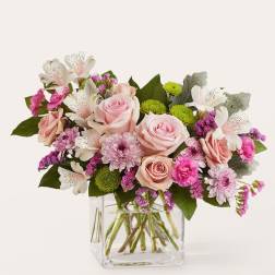 Pink Suede Bouquet