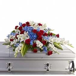 Distinguished Service Casket Spray