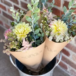 Paper Wrapped Seasonal Bouquet