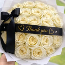 White Roses Bouquet