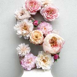 Custom Flower Initial