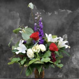 Fluffy Vase Arrangement