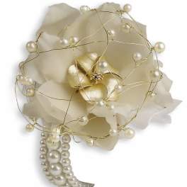 Shimmering Pearls Corsage