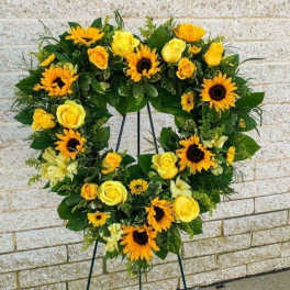 STANDING SPRAY HERT SUNFLOWERS