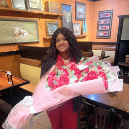 Biggest flower arrangement Sofía