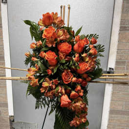 Cane Cross Standing Spray