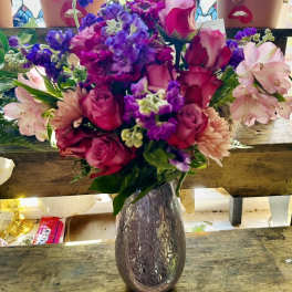 PURPLE PLEASURES BOUQUET