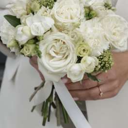 Luxury White Garden Bridal Bouquet