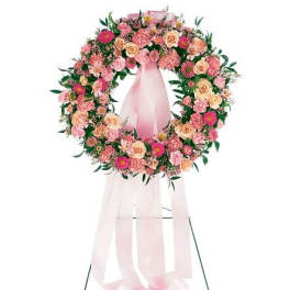 TF199-3 Respectful Pink Wreath