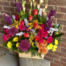 Sunset Tribute Basket